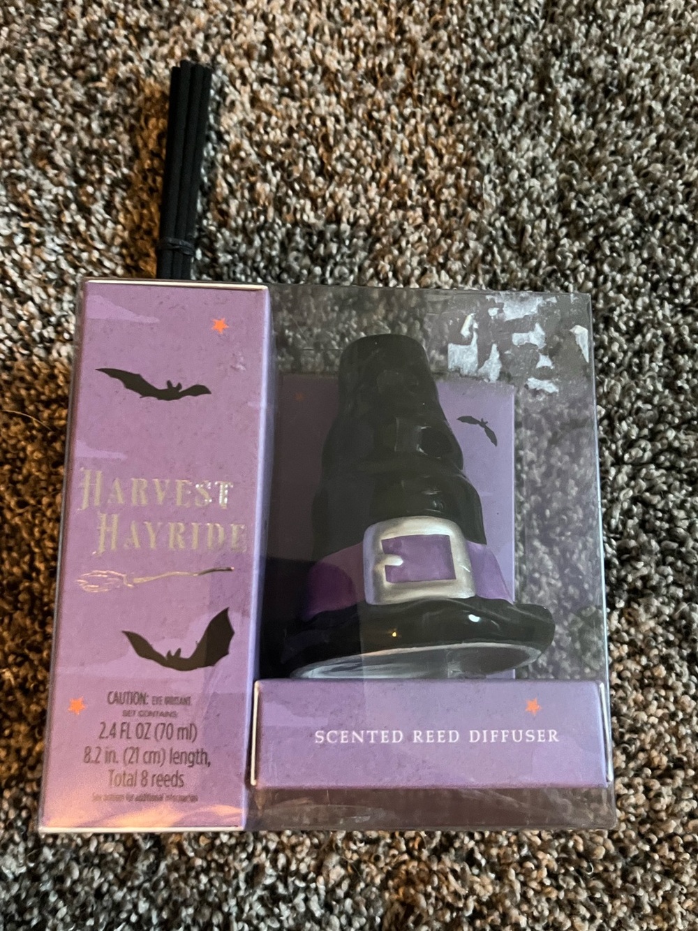 Halloween witches hat scented reed diffuser